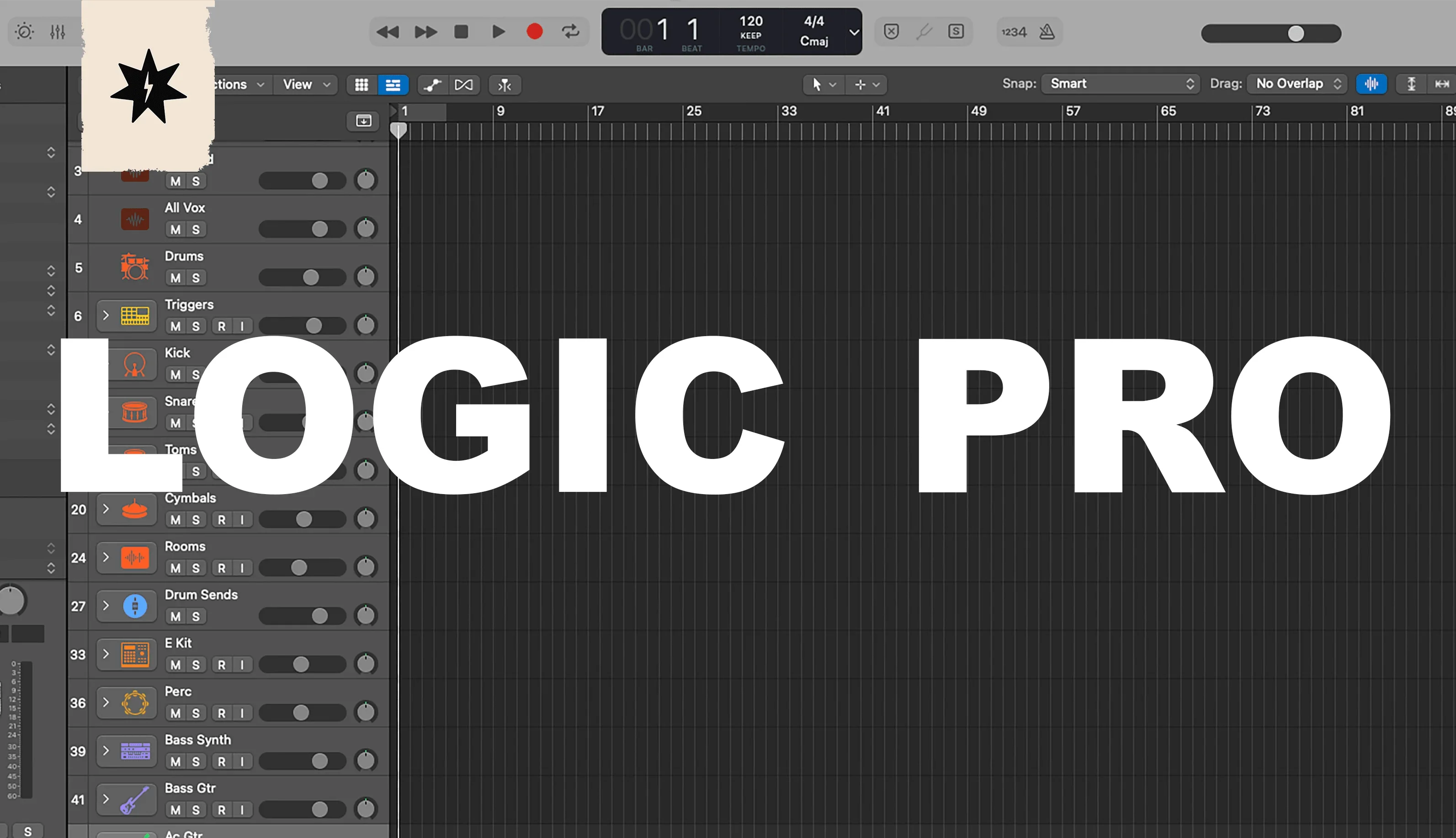 DSS Mixing Template: Logic Pro – Drum Sample Shop